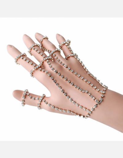 Replica Korean Style Rhinestone Ring Bracelets #794639 $8.15 USD for Wholesale