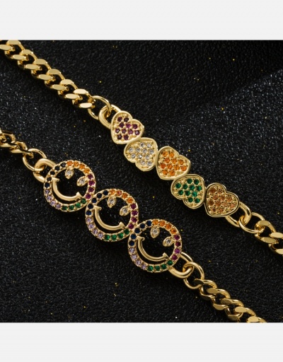 Replica Casual Heart Smile Face Couple Bracelets #794654 $10.03 USD for Wholesale