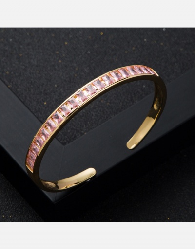 Replica Casual Easy Matching Copper  Zircon Women Bracelets #794660 $19.14 USD for Wholesale