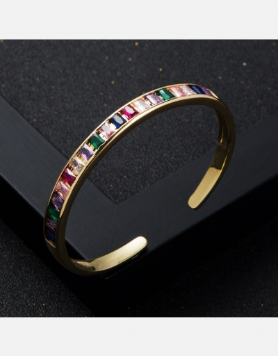 Unisex Zircon Copper Bracelets For Women #794663 $24.22 USD, Wholesale Fashion Bracelet