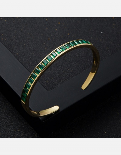 Replica Unisex Zircon Copper Bracelets For Women #794663 $24.22 USD for Wholesale