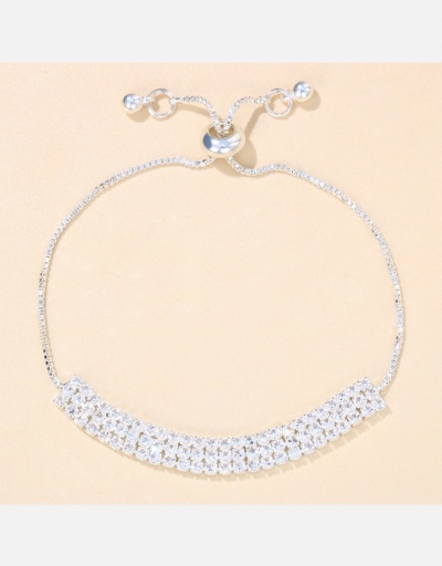 Easy Matching Twist Rhinestone  Bracelets For Ladies #794665 $9.10 USD, Wholesale Fashion Bracelet