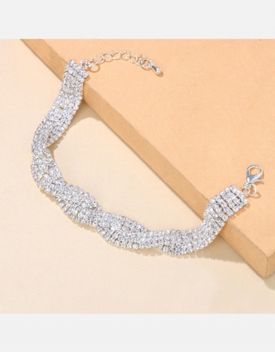 Replica Easy Matching Twist Rhinestone  Bracelets For Ladies #794665 $9.10 USD for Wholesale