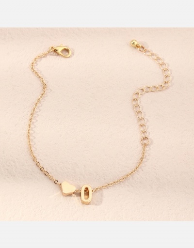 Replica Easy Matching Heart Letter Chain Bracelets For Women #794669 $6.28 USD for Wholesale