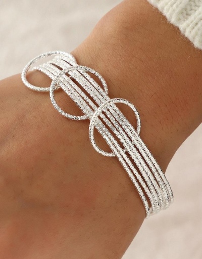 Replica Elegant Shiny Loops Women Bracelets #794673 $6.83 USD for Wholesale