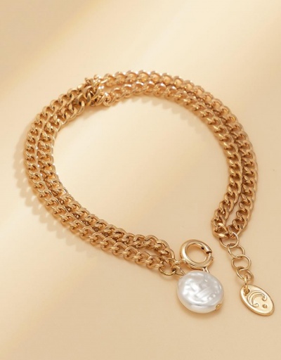 Replica Vintage Faux Pearl Chain Design Ladies Bracelet #794676 $5.38 USD for Wholesale