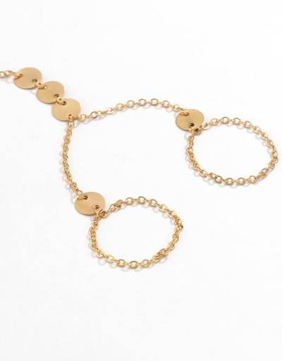 Replica Popular Chain Round Design Bracelets For Women #794677 $5.50 USD for Wholesale