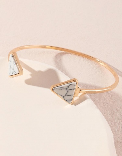 Replica Chic Triangle C-Shape Bracelet For Women #794683 $6.89 USD for Wholesale