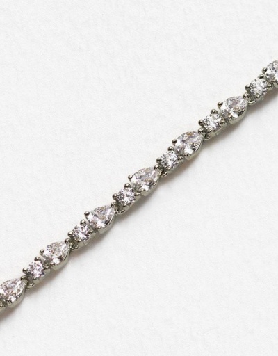 Replica Exquisite Rhinestone Zircon Pretty Bridal Bracelet #794690 $18.59 USD for Wholesale