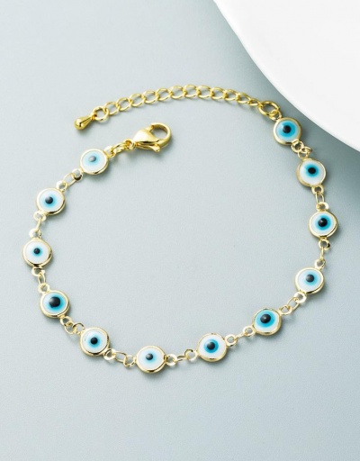 Replica Fashion Street Eye Round Hollow Out Bracelet #794697 $8.14 USD for Wholesale