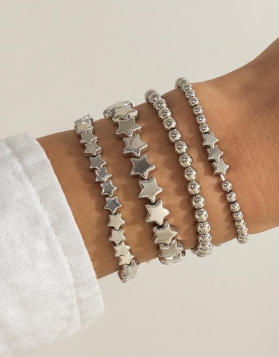 Replica Lovely Star Solid Four Piece Bracelet Set #794700 $6.83 USD for Wholesale