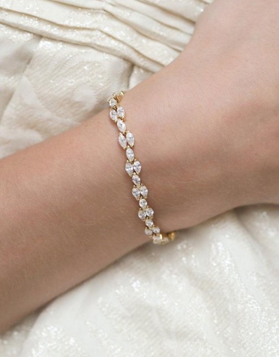 Simple Zircon Easy Matching Bridal Bracelet #794718 $16.25 USD, Wholesale Fashion Bracelet