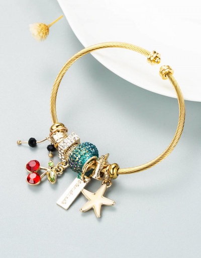 Replica All-Match Starfish Cherry Rhinestone Geometry Bracelet #794728 $10.45 USD for Wholesale