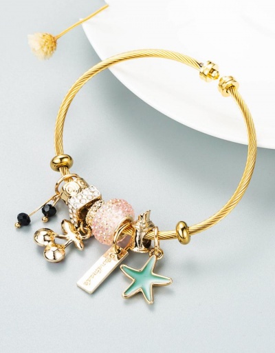 Replica All-Match Starfish Cherry Rhinestone Geometry Bracelet #794728 $10.45 USD for Wholesale