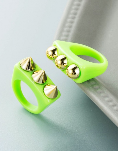 Replica Chic Rivet Hip Hop Couple CCB Ring #794744 $6.64 USD for Wholesale