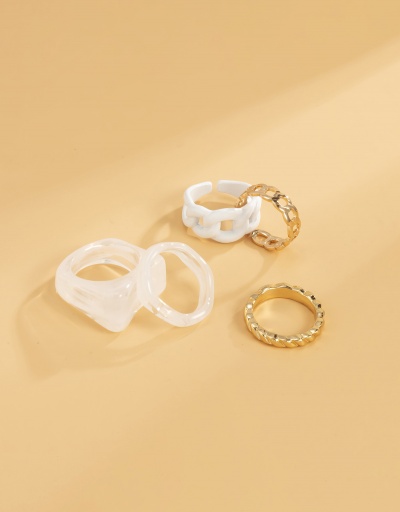 Replica Street Hip Hop Geometry Ring Accessories Women #794769 $5.71 USD for Wholesale