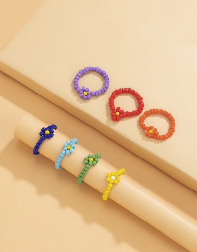 Replica Easy Match Colorful Beads Weave Ring Set #794781 $5.59 USD for Wholesale