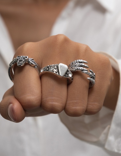 Cool Skull Ring Sets For Women #794799 $5.18 USD, Wholesale Fashion Ring