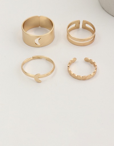 Replica Personality Geometry Solid Hollow Out Rings Set #794802 $5.15 USD for Wholesale