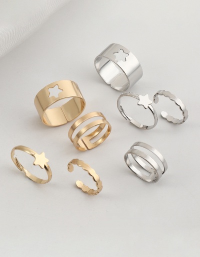 Punk Style Personality Fashion Geometry Rings Set #794804 $4.95 USD, Wholesale Fashion Ring