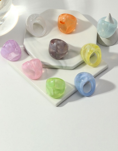 Jelly Color Resin Transparent Ring Accessories #794815 $6.03 USD, Wholesale Fashion Ring