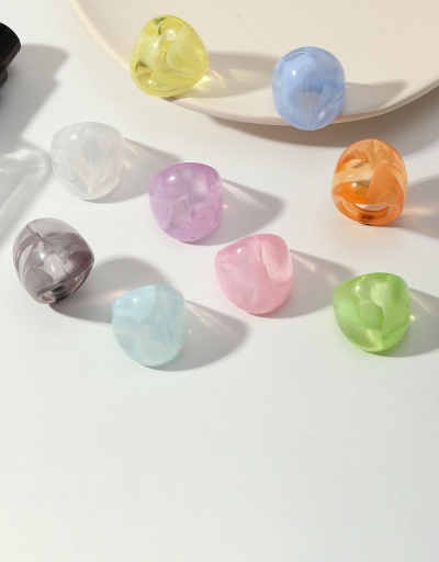 Replica Jelly Color Resin Transparent Ring Accessories #794815 $6.03 USD for Wholesale