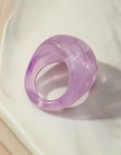 Replica Jelly Color Resin Transparent Ring Accessories #794815 $6.03 USD for Wholesale