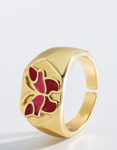 Replica Butterfly Drop Oil Design Fashion Unisex Ring #794824 $7.50 USD for Wholesale