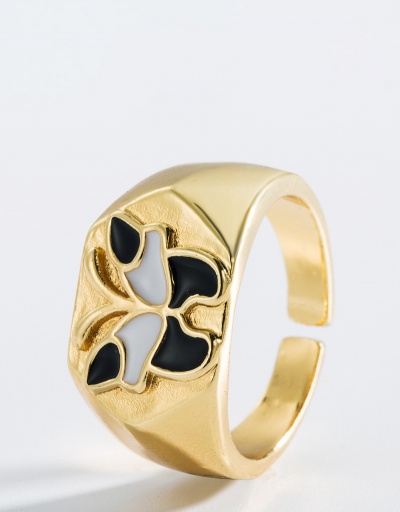 Replica Butterfly Drop Oil Design Fashion Unisex Ring #794824 $7.50 USD for Wholesale