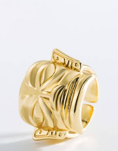 Replica Geometry Fashion Vintage Hip Hop Ring For Unisex #794829 $6.83 USD for Wholesale