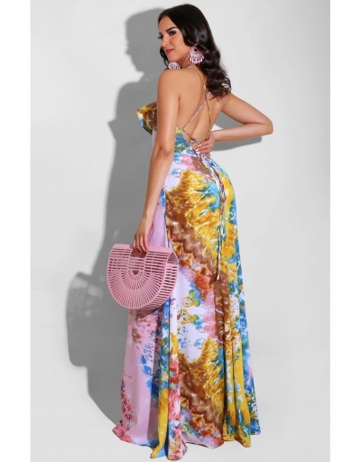 Replica Summer Sexy Sleeveless Slip Maxi Dresses Sleeveless Scoop Neck #794875 $32.16 USD for Wholesale