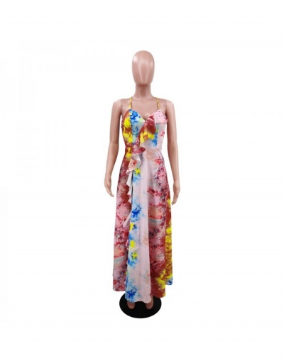 Replica Summer Sexy Sleeveless Slip Maxi Dresses Sleeveless Scoop Neck #794875 $32.16 USD for Wholesale