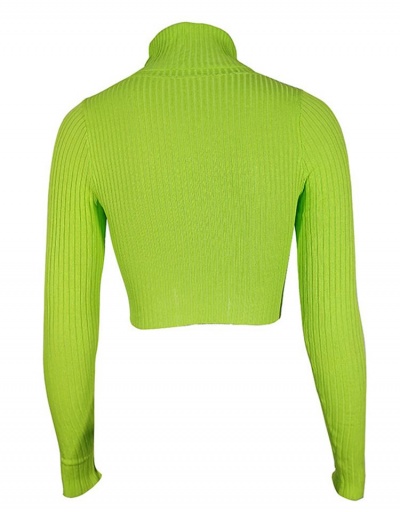 Replica Turtle Neck Pure Color Long Sleeve Fall Sweaters Long Sleeve Turtle/High Neck #794942 $19.60 USD for Wholesale