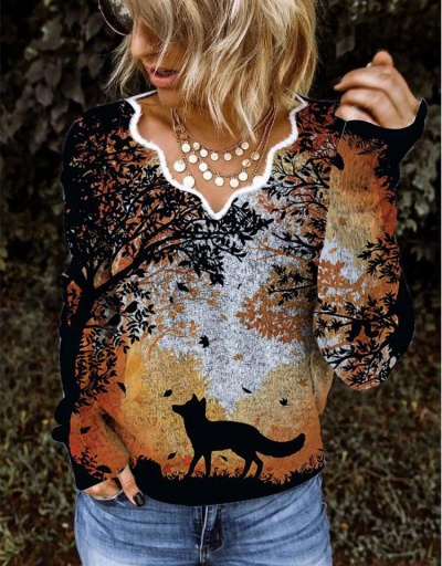 Replica Chic Fashion V Neck Long Sleeve Ladies Sweater Long Sleeve V Neck #794952 $21.42 USD for Wholesale