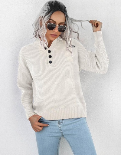 Replica Casual Loose Long Sleeve White Pullover Tops Long Sleeve #794969 $24.80 USD for Wholesale