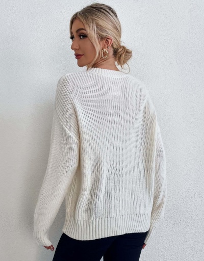 Replica Grunge Style Crew Neck Versatile Autumn Sweater Long Sleeve Crew Neck #794973 $29.27 USD for Wholesale