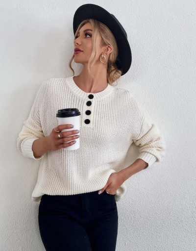 Replica Grunge Style Crew Neck Versatile Autumn Sweater Long Sleeve Crew Neck #794973 $29.27 USD for Wholesale