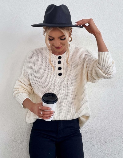 Replica Grunge Style Crew Neck Versatile Autumn Sweater Long Sleeve Crew Neck #794973 $29.27 USD for Wholesale