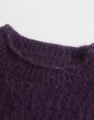 Replica New Arrival Solid Round Neck Pullover Sweater Long Sleeve Crew Neck #795007 $40.56 USD for Wholesale