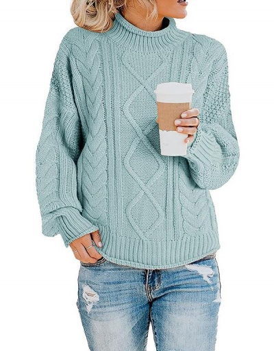 Mock Neck Casual Solid Fashion Pullover Sweater Long Sleeve Mock Neck #795011 $27.59 USD, Wholesale Fashion Sweaters &amp; Cardigans