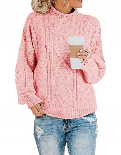 Replica Mock Neck Casual Solid Fashion Pullover Sweater Long Sleeve Mock Neck #795011 $27.59 USD for Wholesale