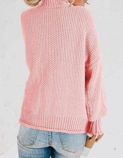 Replica Mock Neck Casual Solid Fashion Pullover Sweater Long Sleeve Mock Neck #795011 $27.59 USD for Wholesale