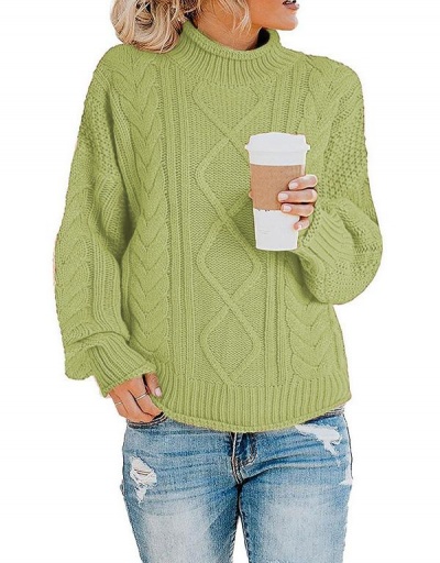 Replica Mock Neck Casual Solid Fashion Pullover Sweater Long Sleeve Mock Neck #795011 $27.59 USD for Wholesale