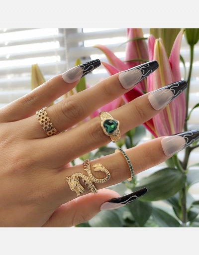 Replica Hip Hop Ladies Dragon Heart Ring Sets  #795033 $6.94 USD for Wholesale