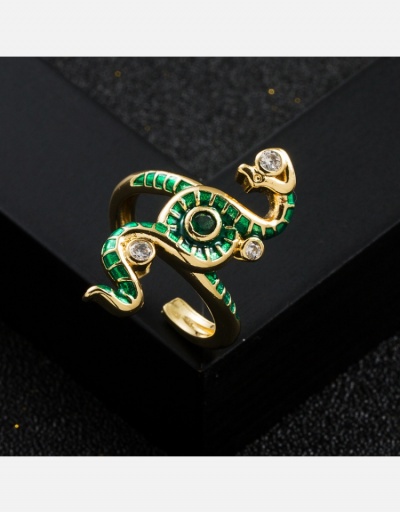 Replica   Fashion Metal Zircon Geometric Ring Accessories #795037 $8.33 USD for Wholesale