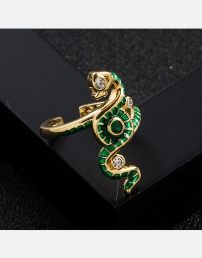 Replica   Fashion Metal Zircon Geometric Ring Accessories #795037 $8.33 USD for Wholesale