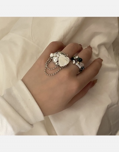 Replica  Easy Matching Faux Pearl Women Rings #795043 $11.00 USD for Wholesale