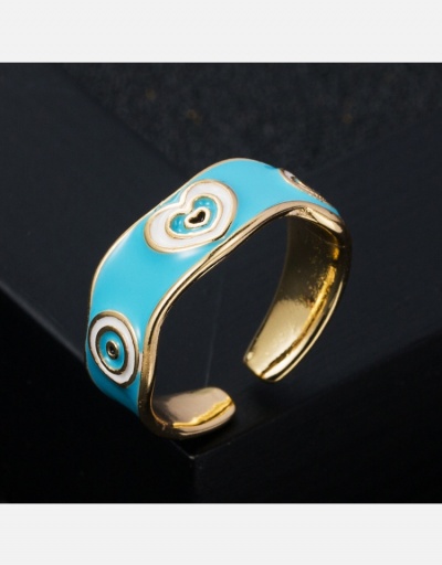 Replica Copper  Hip Hop  Copper  Heart Rings For Women #795055 $8.53 USD for Wholesale