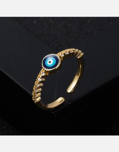 Evil Eye Dripping Oil Open Rings For Women #795056 $8.40 USD, Wholesale Fashion Ring