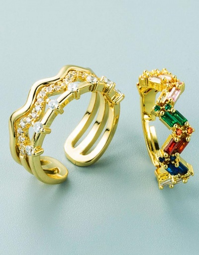 Trendy Zircon Design Female Rings #795073 $10.04 USD, Wholesale Fashion Ring